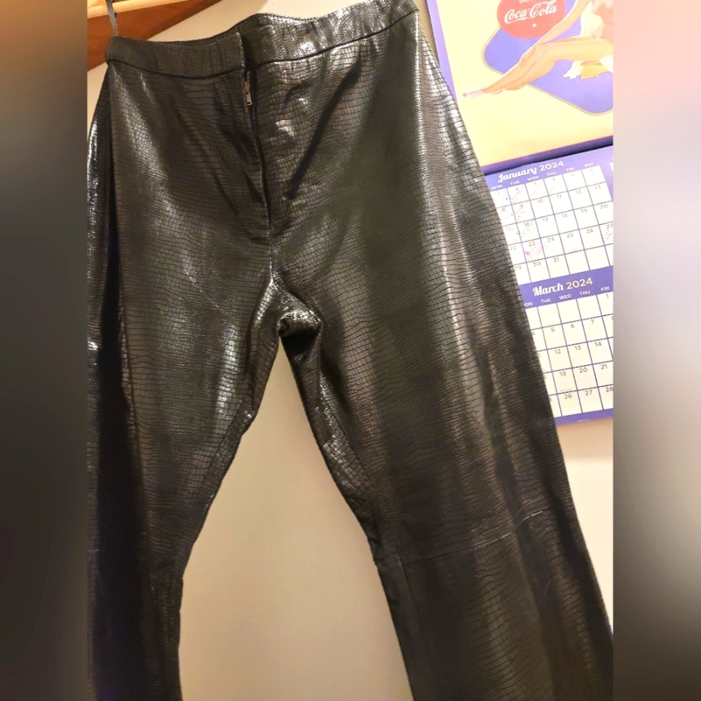 Leather Black Pants